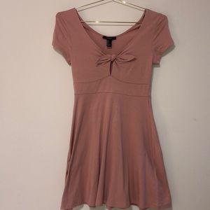 Mauve Mini Skater Dress
